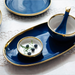Pandora Luxury 12 Inch Ceramic Oval Dinner Plate - Grafton Collection