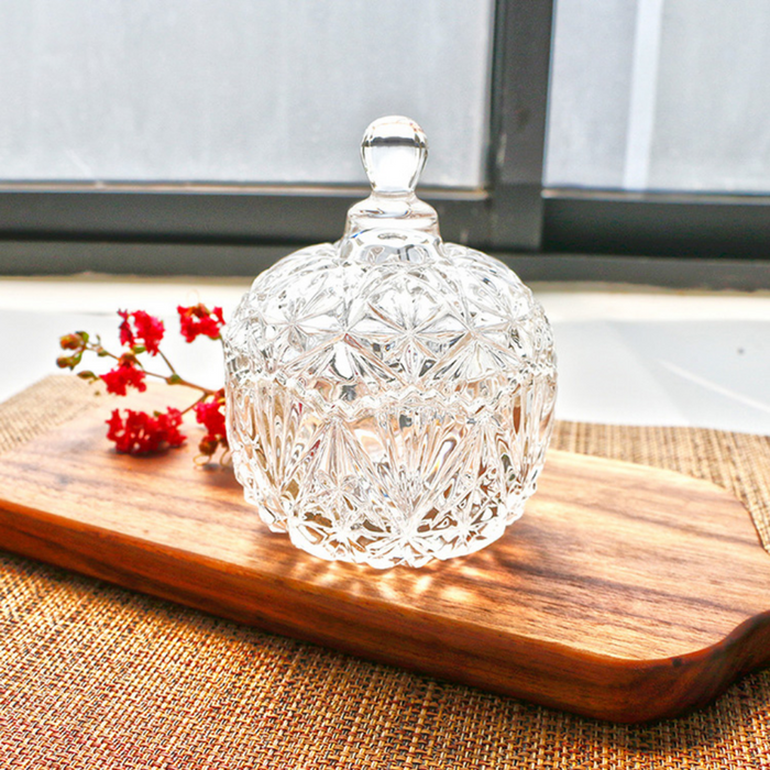 Decorative Glass Jar With Lid - Grafton Collection