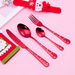 Stainless Steel Christmas Cutlery Set - Grafton Collection