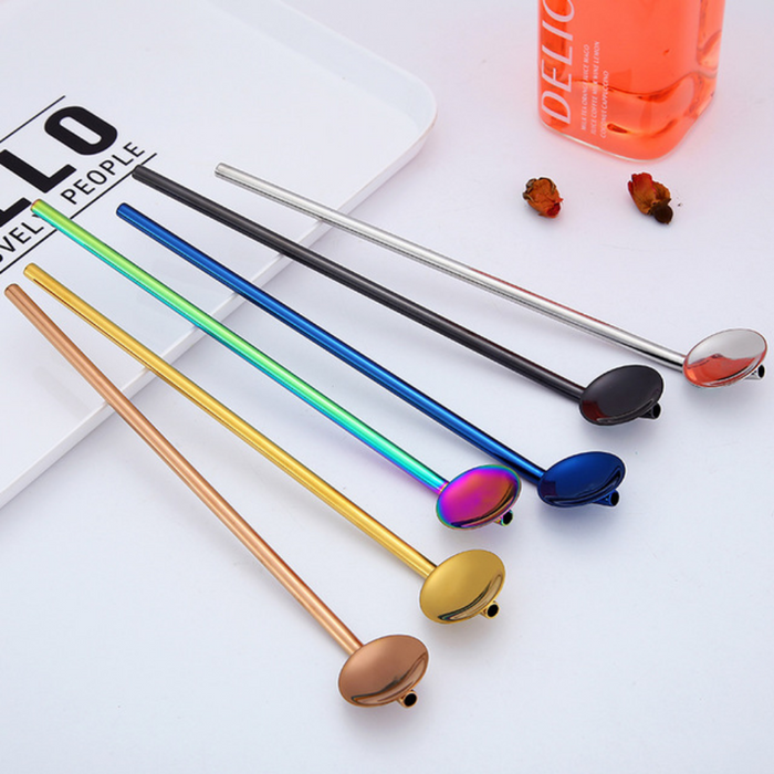 Stainless Steel Colored Stirring Spoons