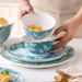 Blue Leaf Dinnerware - Grafton Collection