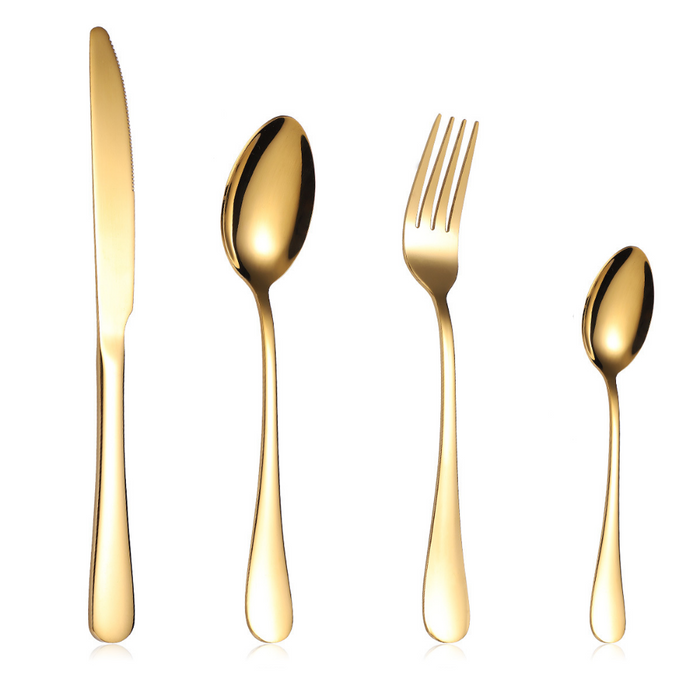 Stainless Steel Cutlery Sets - 24 Pieces
