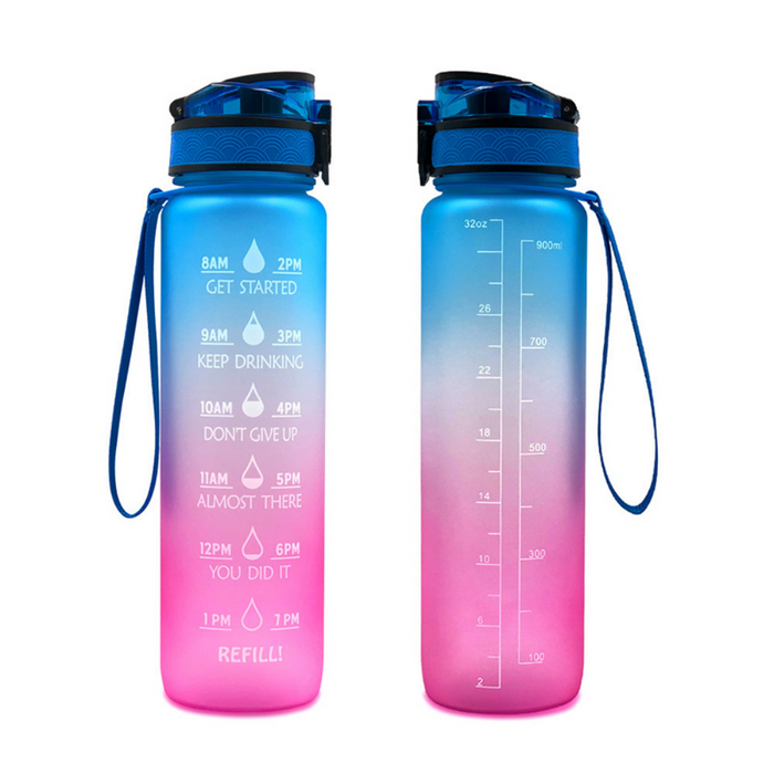 1L Multi-Colored Water Bottles