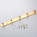 Golden Space Aluminum Wall Hanging Storage Hooks - Grafton Collection
