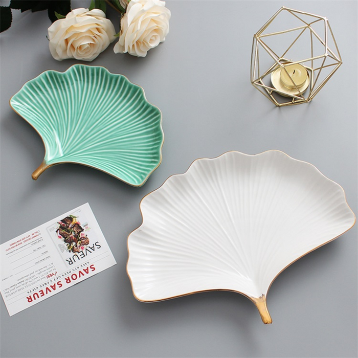 Ceramic Leaf Plate