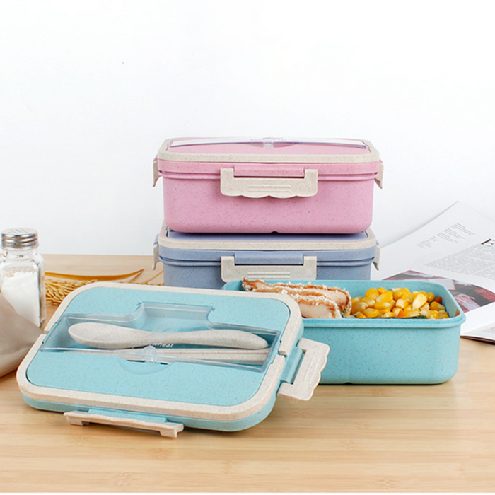 Lunch Boxes With Built-In Utensils