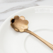 Rose Gold-Plated Stainless Steel Floral Stirring Spoon - Grafton Collection