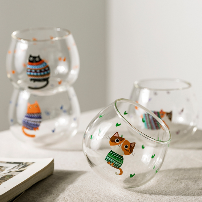 Cat Glass - 450ml - Grafton Collection