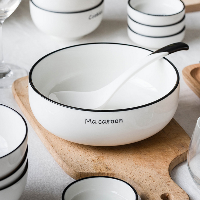 White Ceramic Dinnerware