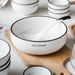 White Ceramic Dinnerware - Grafton Collection