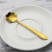 Gold-Plated Stainless Steel Floral Stirring Spoon - Grafton Collection