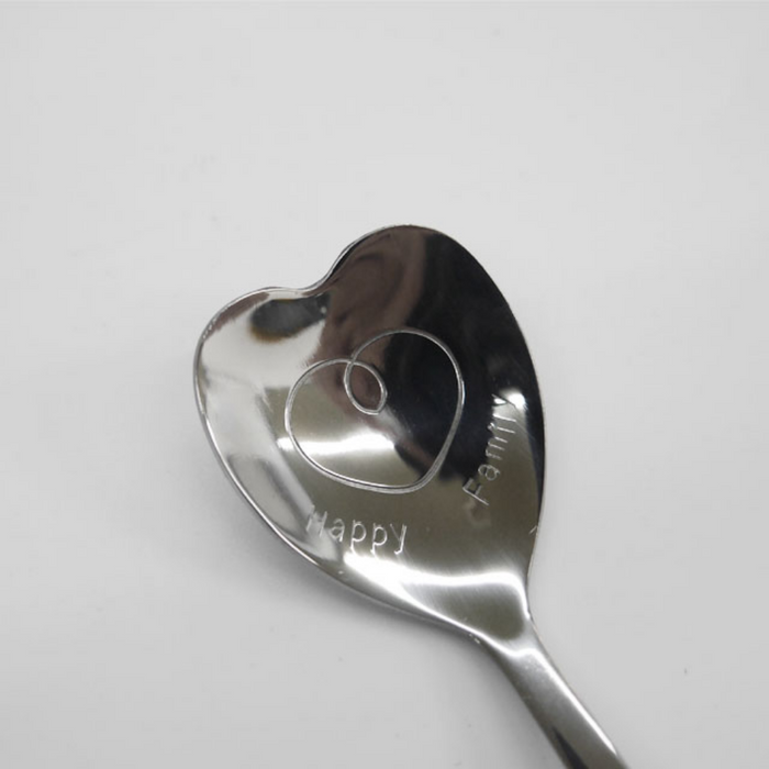 Creative Heart Shape Stainless Steel Designed Stirring Spoon