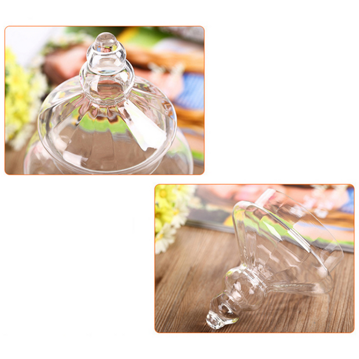 Heart-Shaped Glass Candy Jar