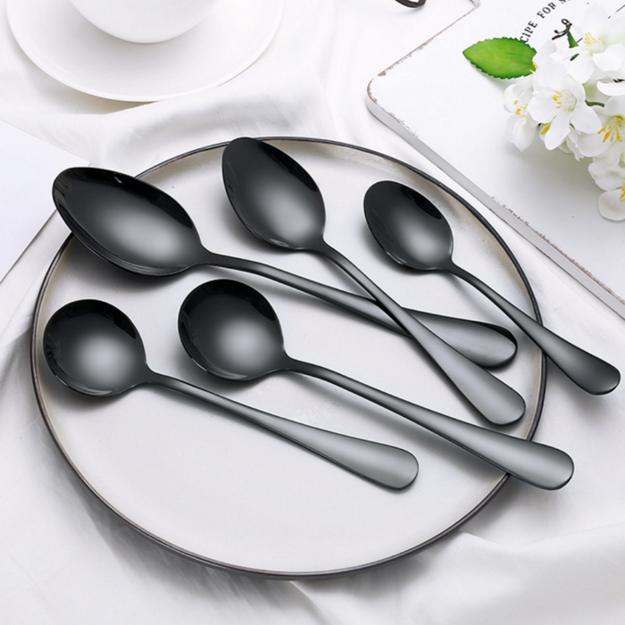Traditional Stainless Steel Dining Table Spoon Set