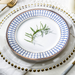 Beaded Dot Inlaid Golden Rim Dinner Plate - Grafton Collection
