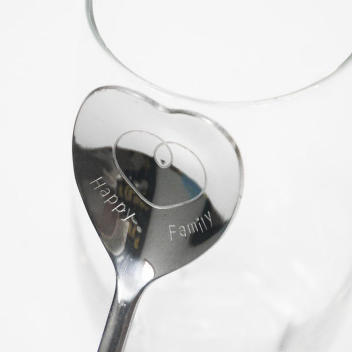 Creative Heart Shape Stainless Steel Designed Stirring Spoon
