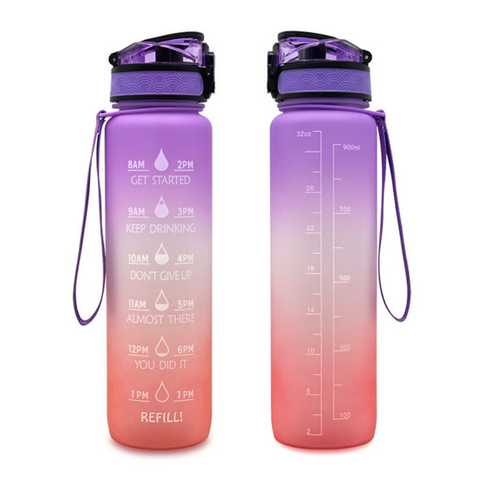 1L Multi-Colored Water Bottles