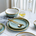 21 Piece Ceramic Dinnerware Set - Grafton Collection