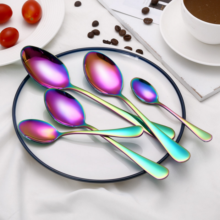 Traditional Stainless Steel Dining Table Spoon Set