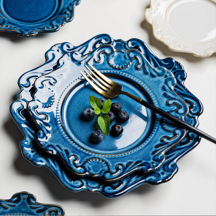 European Style Ceramic Dinner Plates - Grafton Collection