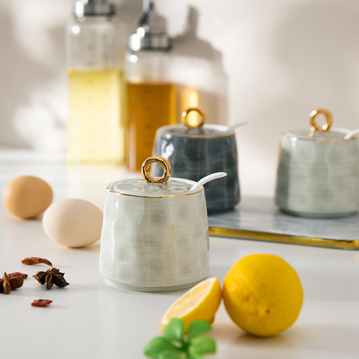 Luxurious Ceramic Jar - Grafton Collection