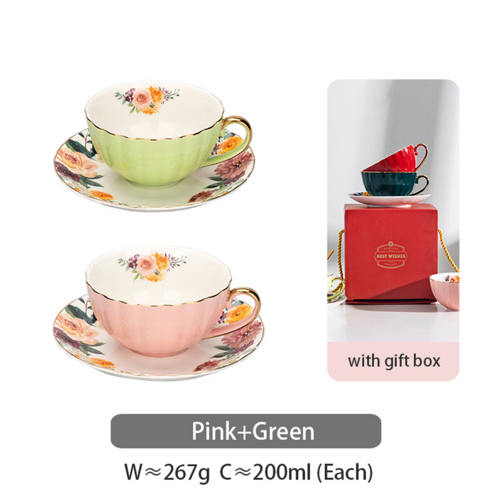 European Exquisite Afternoon Luxury Coffee Cup Set