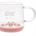 Love Is All Crystal Ball Cat Household Glass Cup - Grafton Collection