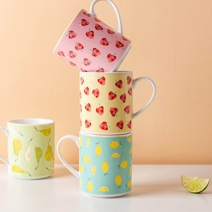 Fruit Pattern Mugs - Grafton Collection