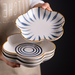 Flower-Shaped Ceramic Plates - Grafton Collection