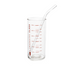 Measuring Cup Glass With Straw - Grafton Collection
