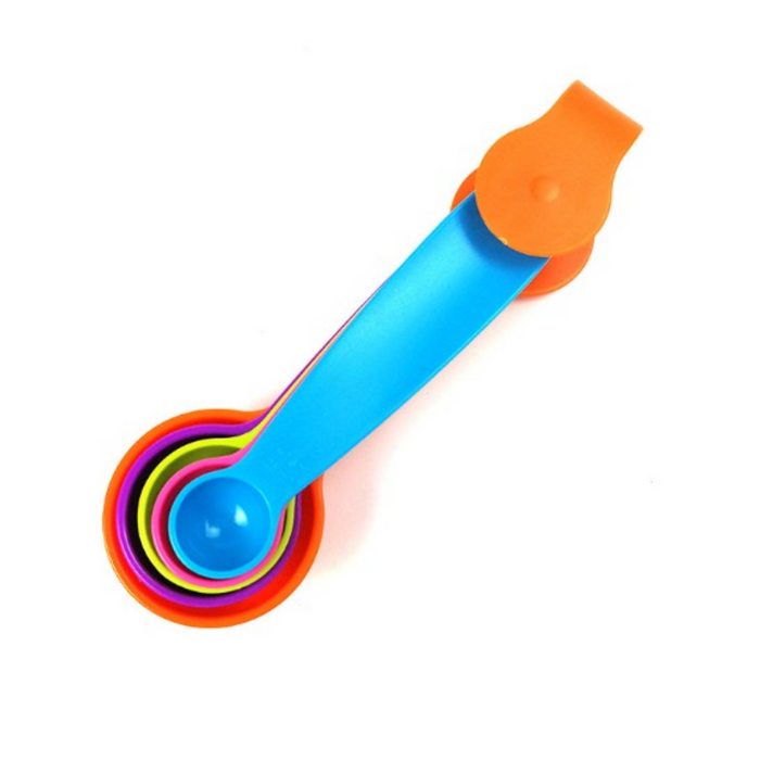 Colorful Plastic Measuring Spoons Set