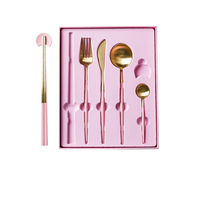 6 Piece Cutlery Set with Gift Box - Grafton Collection