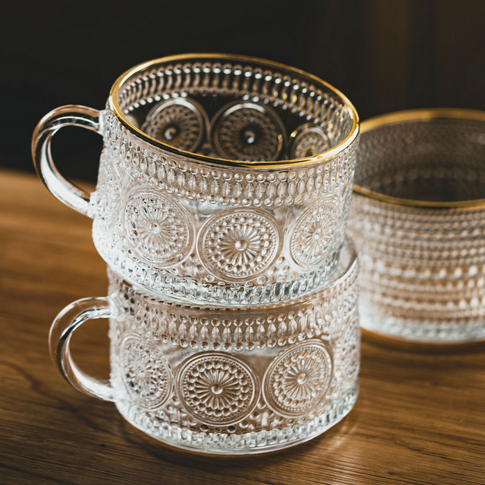 Retro Glass Mugs - Grafton Collection