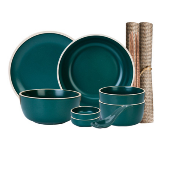 13 Piece Ceramic Dinnerware Set - Grafton Collection