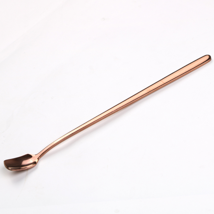 Elongated Stainless Steel Mixing Spoon