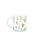 Floral Pattern Glass Mugs - Grafton Collection