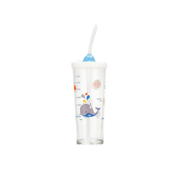 Glass Cartoon Straw Cups - Grafton Collection