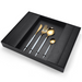 Modern 16Pcs Stainless Steel Cutlery Set With Black Box - Grafton Collection