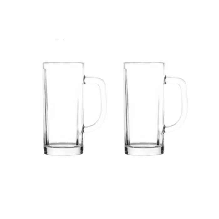 Tall Glass Mugs - Grafton Collection