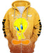 Adorable Tweety Zip Up Hoodie - Grafton Collection