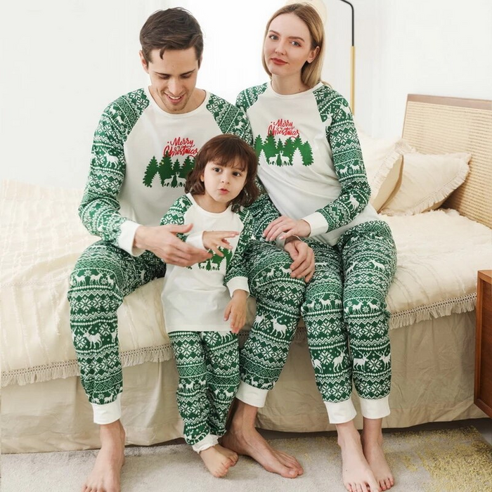 Merry Christmas Family Pajama Set - Grafton Collection