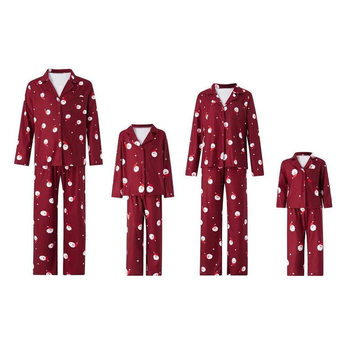 Santa Claus Print Pajamas Set - Grafton Collection