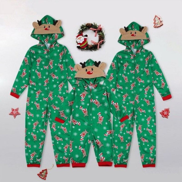 Matching Reindeer Family Jumpsuit Pajamas Suit - Grafton Collection