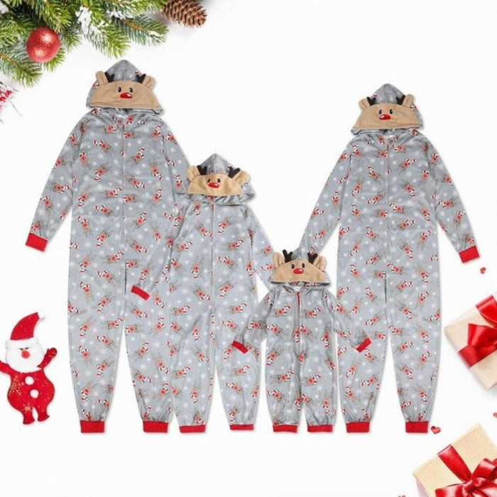 Matching Reindeer Family Jumpsuit Pajamas Suit - Grafton Collection