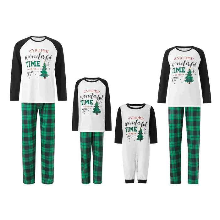 Christmas Tree Print Family Pajama Set - Grafton Collection