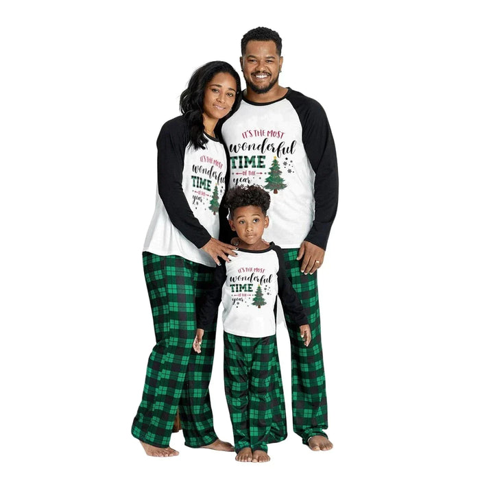 Christmas Tree Print Family Pajama Set - Grafton Collection