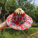 Fashionable Bamboo Fan Hat - Grafton Collection