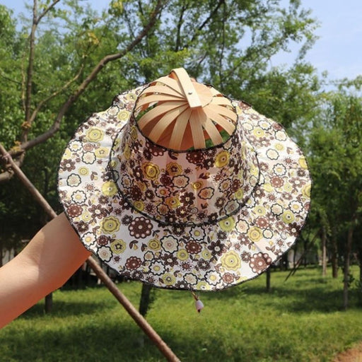 Fashionable Bamboo Fan Hat - Grafton Collection
