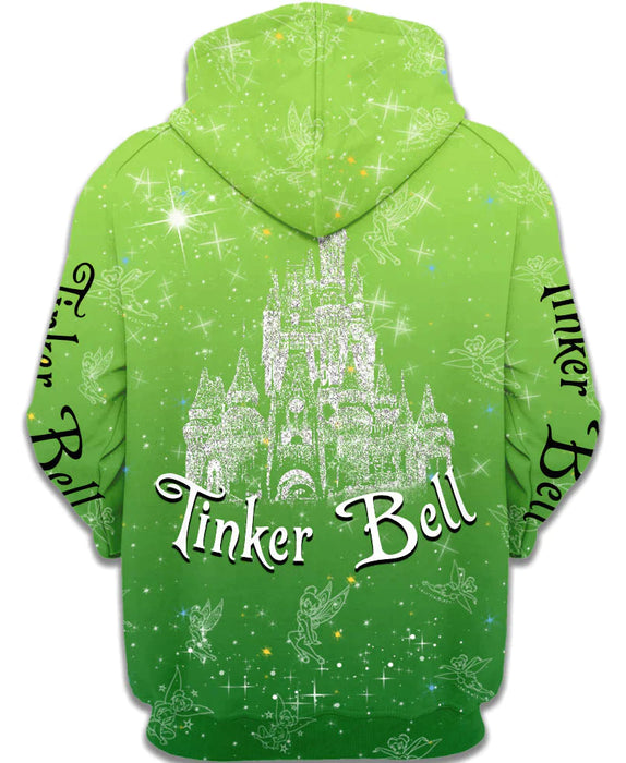 Green Tinker Bell Zip Up Hoodie - Grafton Collection