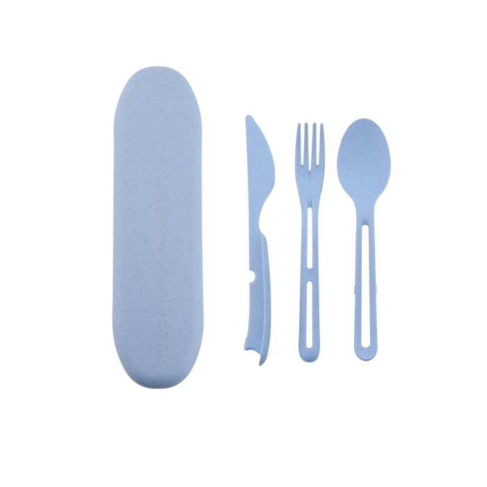 3-In-1 Portable Cutlery Sets + Case